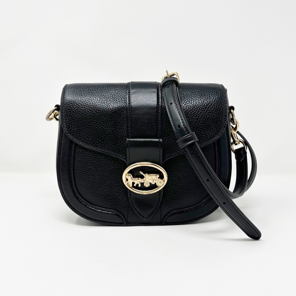 Coach Georgie Saddle Crossbody Bag - Picture 1 of 15